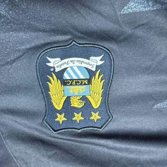 Nike Manchester City Training Jersey Mens M Blue  MCFC Crest - Picture 9 of 12